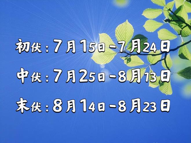 三伏天是几号开始几号结束-三伏天：感受大自然的力量，迎接夏季最热的挑战
